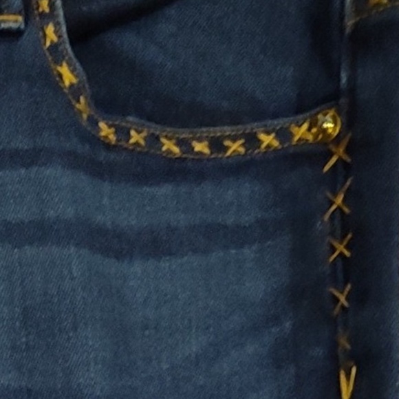 True Religion X Thick Stitch BECCA Style Jeans Size 28 - Picture 5 of 10